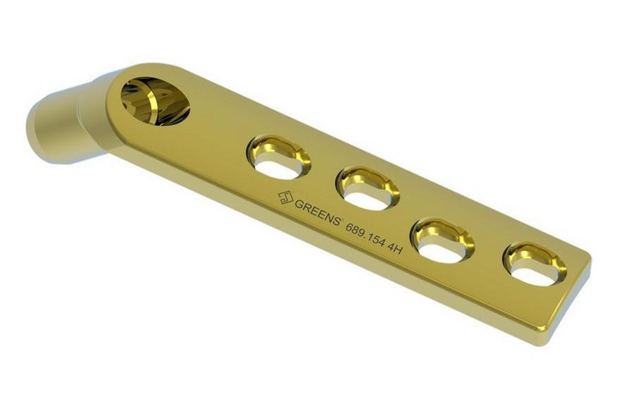 DHS Barrel Plate with DCP Hole AO type, 130°- Short (Barrel length- 25mm) 